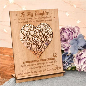 Mom To Daughter - Straighten Your Crown -  Love Plaque