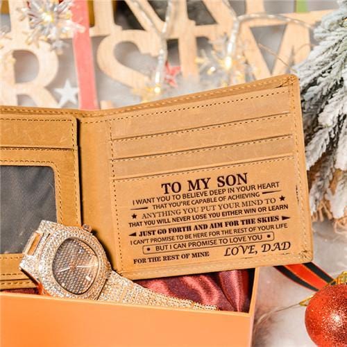Dad To Son - Never Lose - Wallet Watch Gift Set